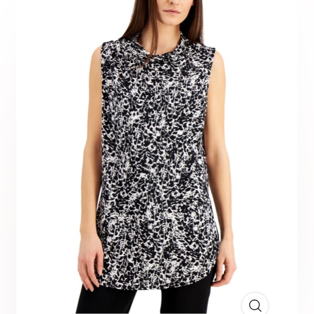 NWT Alfani Cowl Neck Top Size Small